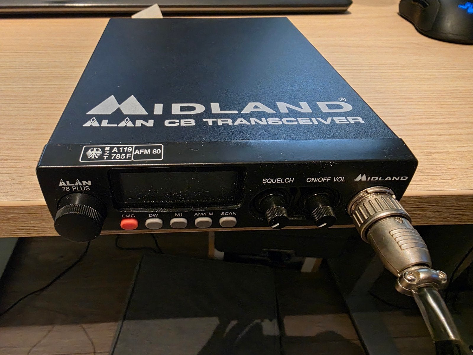 Midland Alan 78 Plus CB 80 fm 12 am, Ophalen, Gebruikt