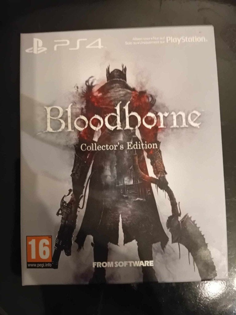 Bloodborne Collector's edition voor Ps4 / Ps5, Ophalen, Overige genres, 1 speler, Zo goed als nieuw