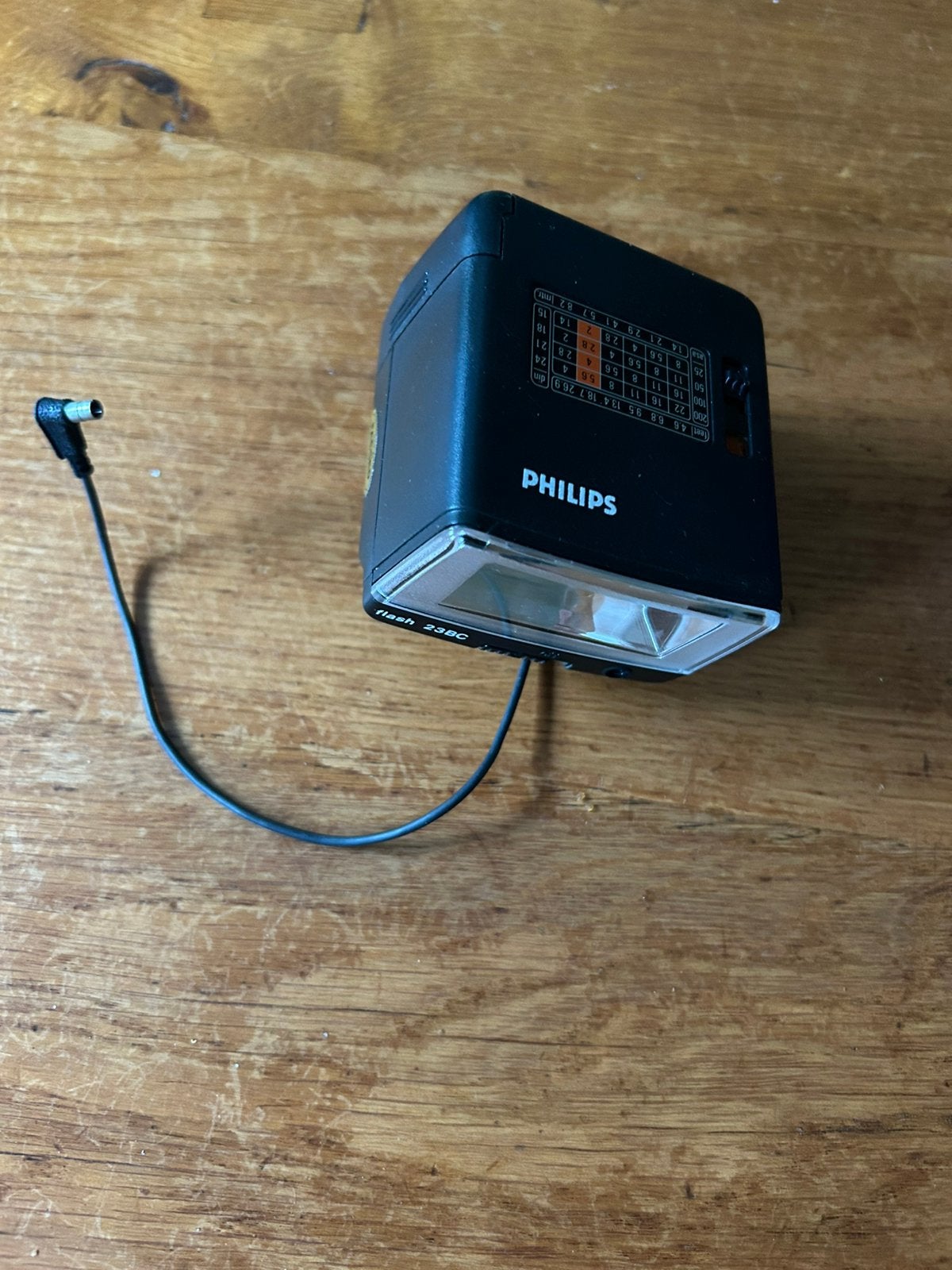 Flitser: Philips Flash 23 BC, Audio, Tv en Foto, Fotografie | Flitsers, Philips, Gebruikt, Voor analoge fotografie, Externe flitser