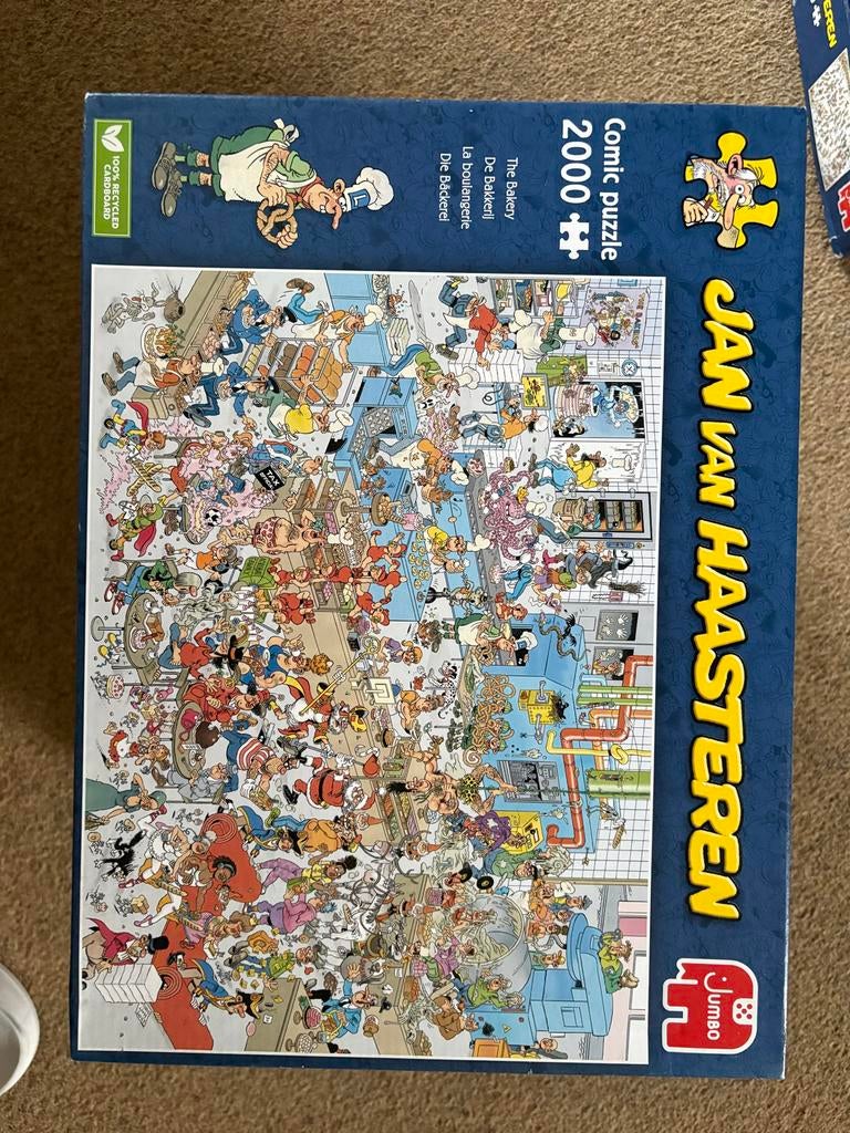 Jan van Haasteren De Bakkerij 2000 stukjes legpuzzel, Ophalen, Meer dan 1500 stukjes, Zo goed als nieuw, Legpuzzel