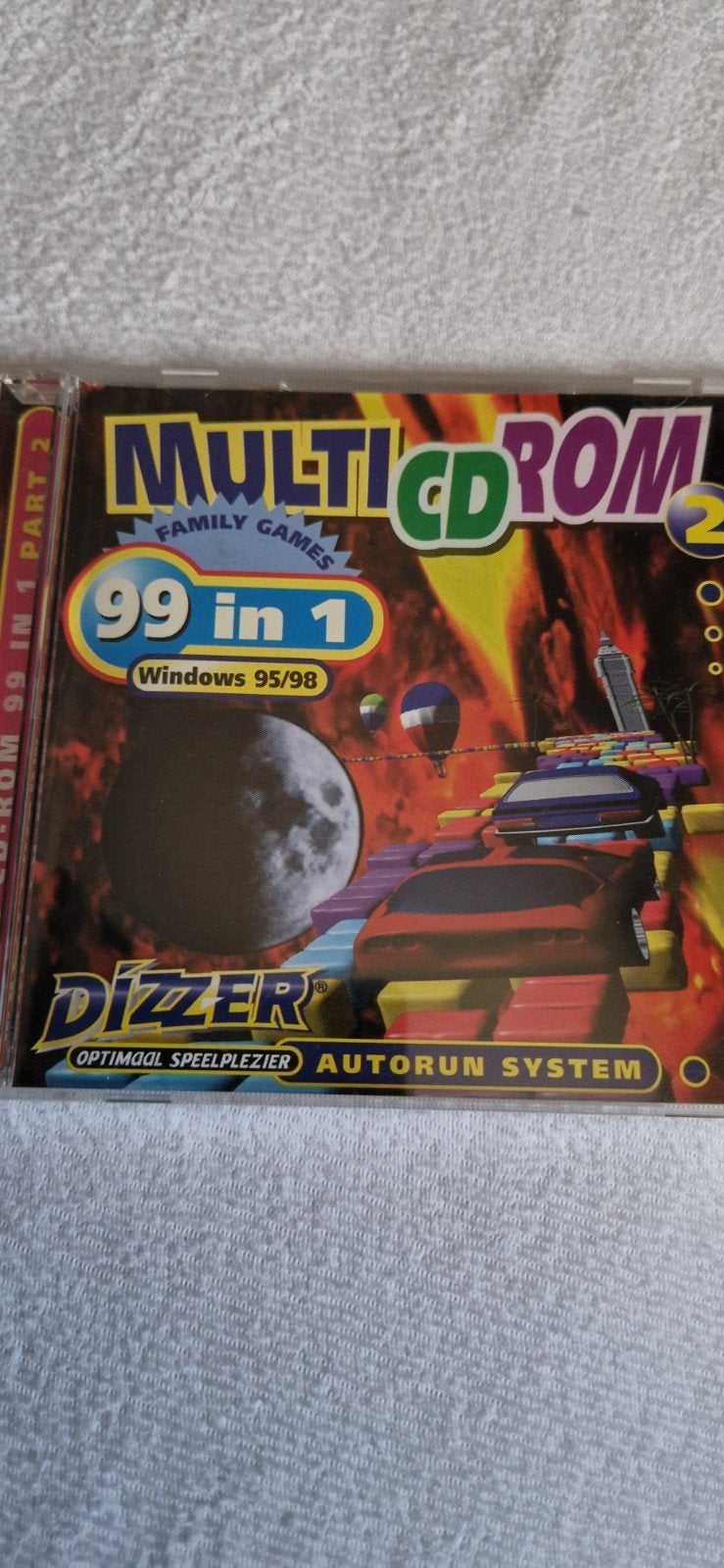 Multi CD-ROM 99 in 1 Family Games Windows 95/98 Dizzer, Spelcomputers en Games, Games | Pc, Gebruikt, Overige genres, 1 speler