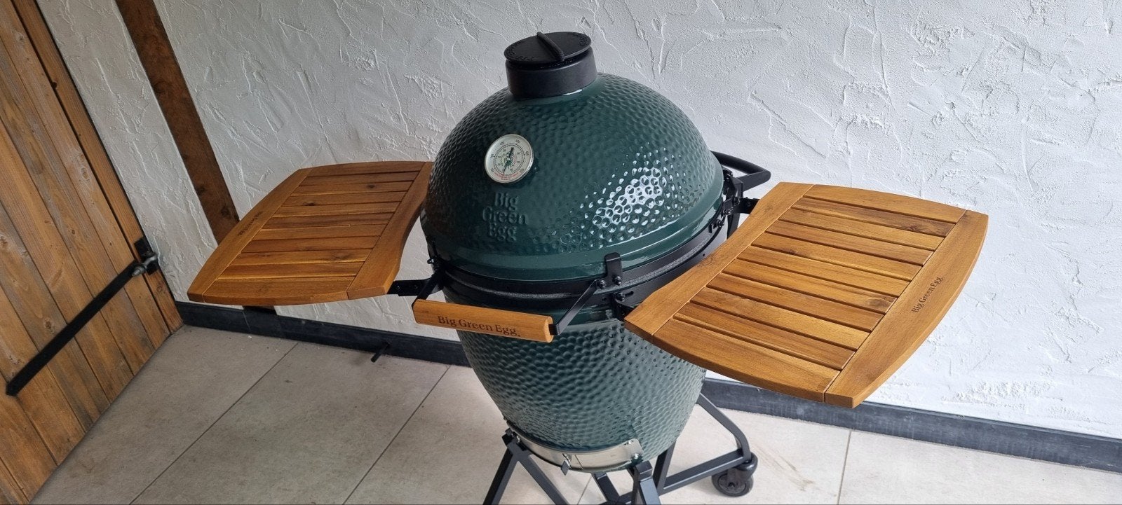 Big Green Egg IntEGGrated Nest + Handler Large, Ophalen of Verzenden, Zo goed als nieuw
