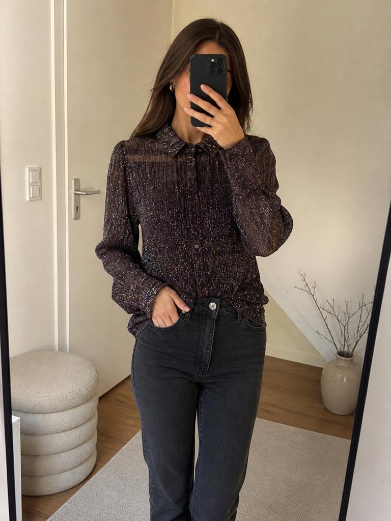 My Jewellery Limited Blouse Maat S, Ophalen of Verzenden, Zo goed als nieuw, Maat 36 (S), Paars