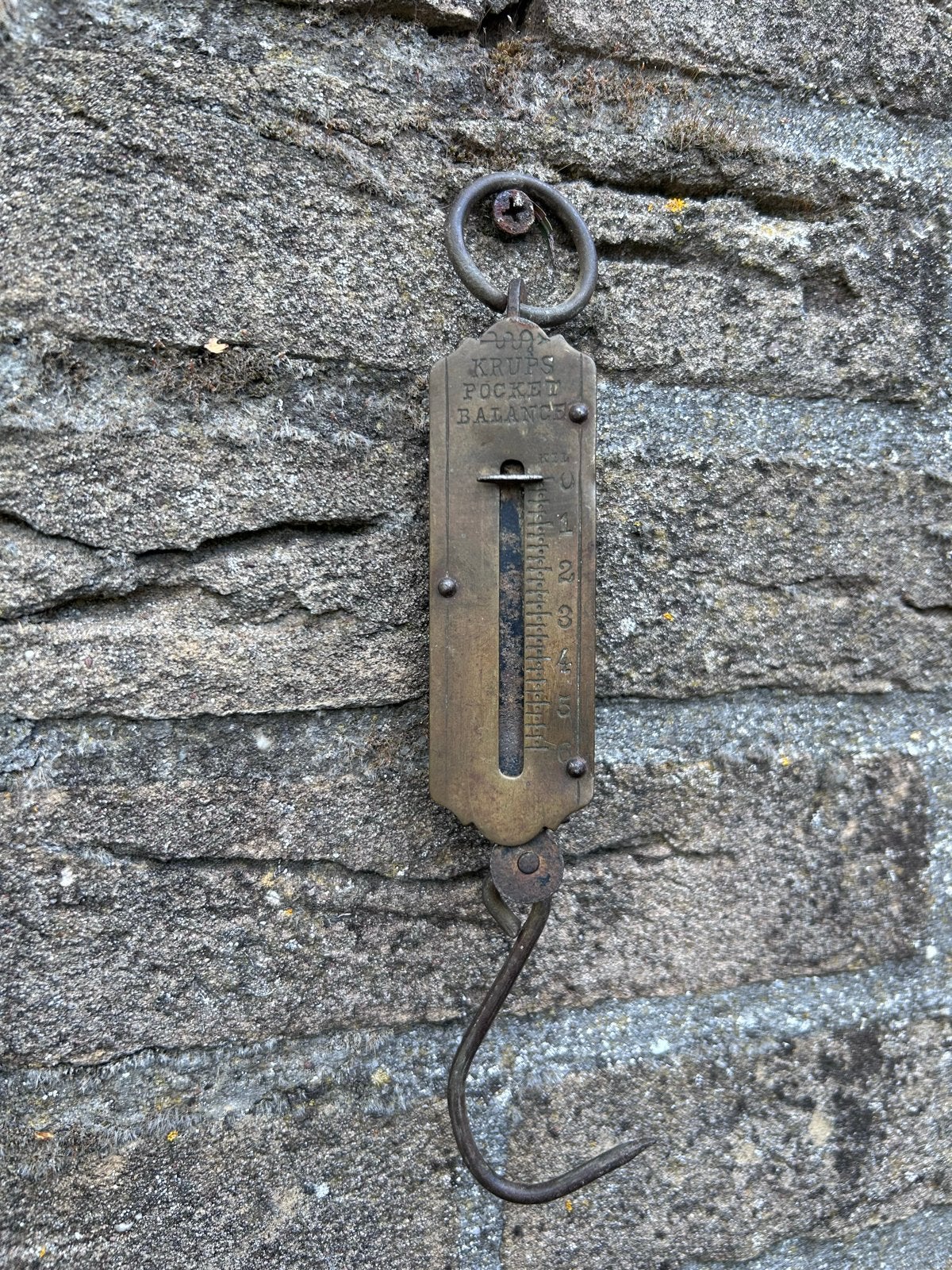 Antieke Krups Zakweegschaal - Vintage Pocket Balance, Antiek en Kunst, Ophalen of Verzenden