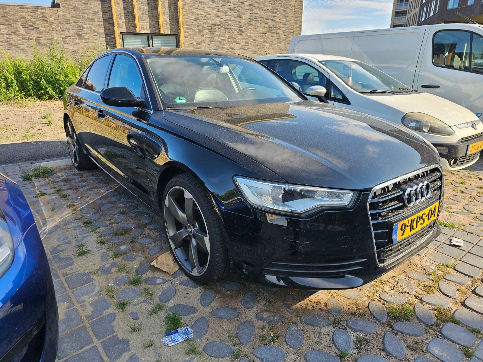Audi A6 2.0 Tfsi 211pk Hybrid Tiptronic 2012 Zwart, Auto's, 4 cilinders, 1984 cc, Zwart, Geïmporteerd