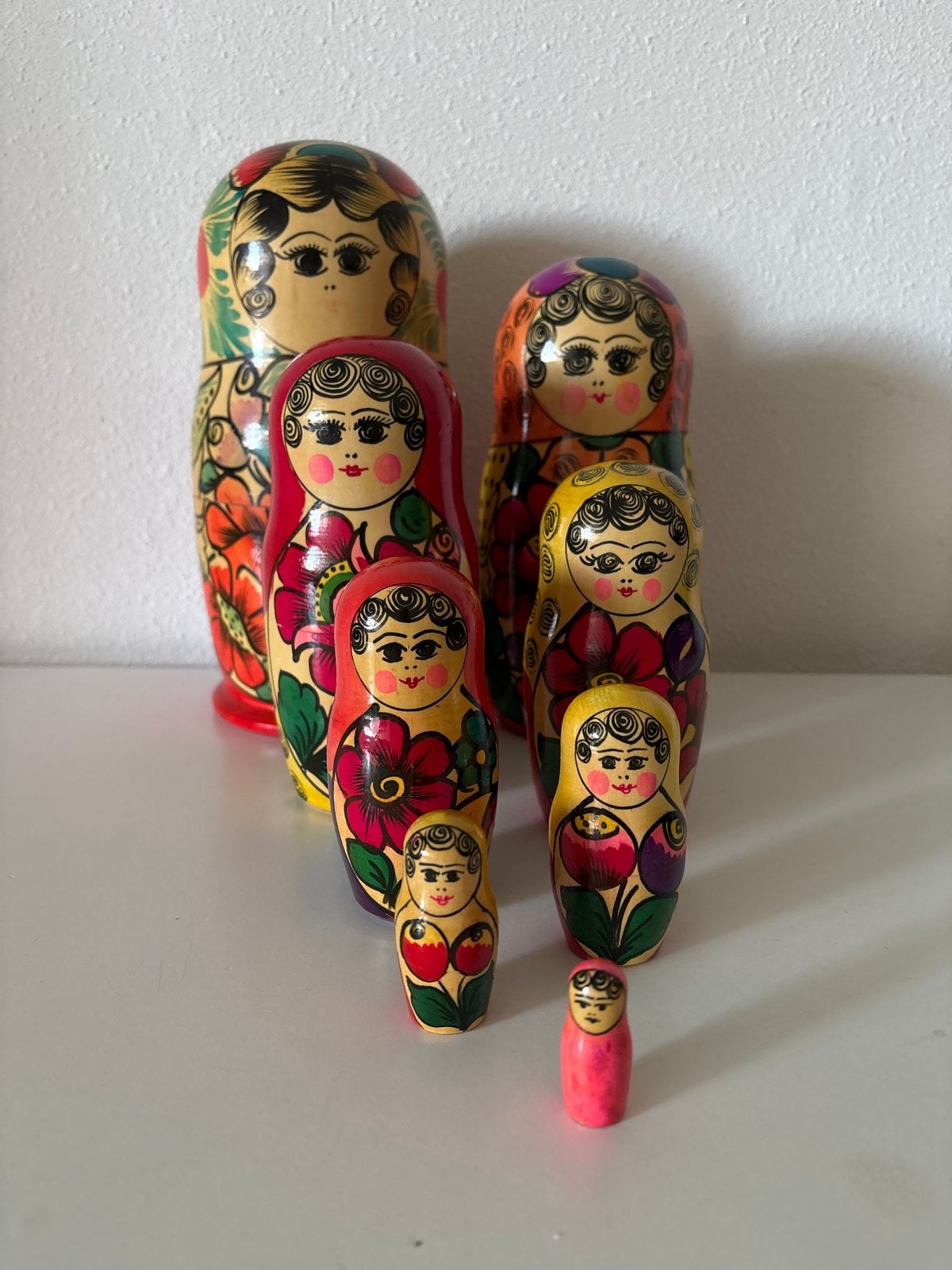 Vintage Russische Matroesjka Set - Semjonov Stijl, Ophalen of Verzenden, Gebruikt, Overige typen