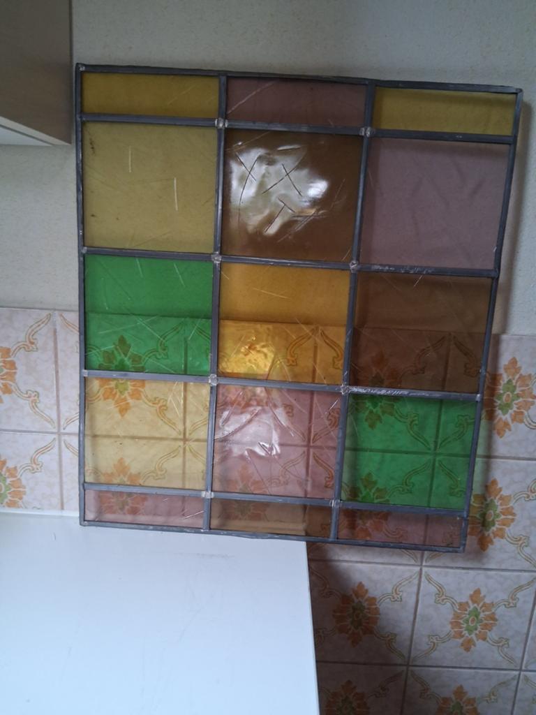 Glas in lood, Doe-het-zelf en Verbouw, Glas en Ramen, Ophalen, Minder dan 80 cm, Glas in lood, Minder dan 80 cm