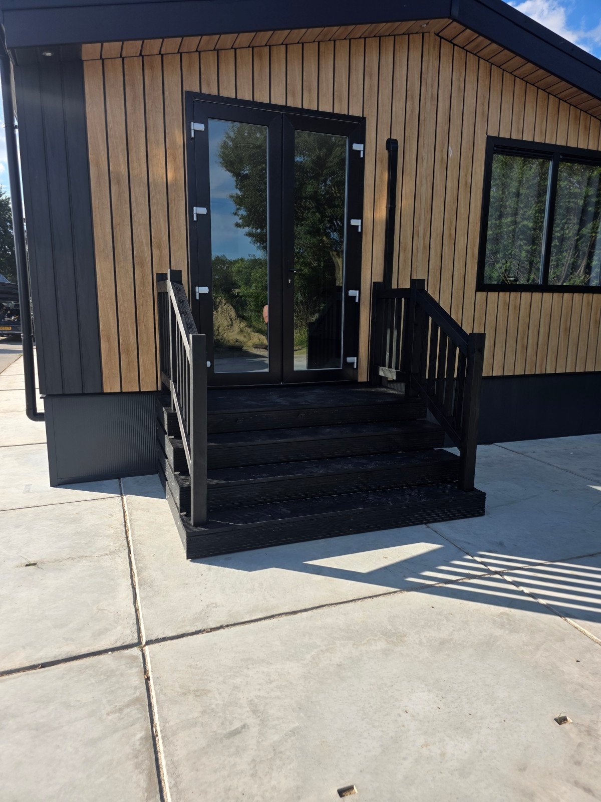 Opstap Chalet, Pipowagen, Recreatiewoning, Trap, Ladder, Ophalen of Verzenden