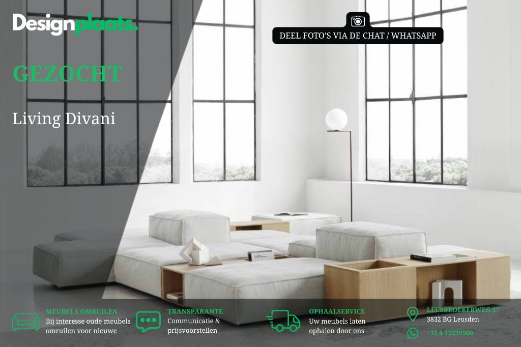 GEZOCHT: Living Divani Bank — Directe Inkoop