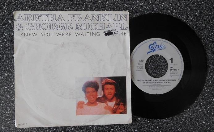 Aretha Franklin & George Michael - I knew you were waiting, 7 inch, Single, Ophalen of Verzenden, Zo goed als nieuw