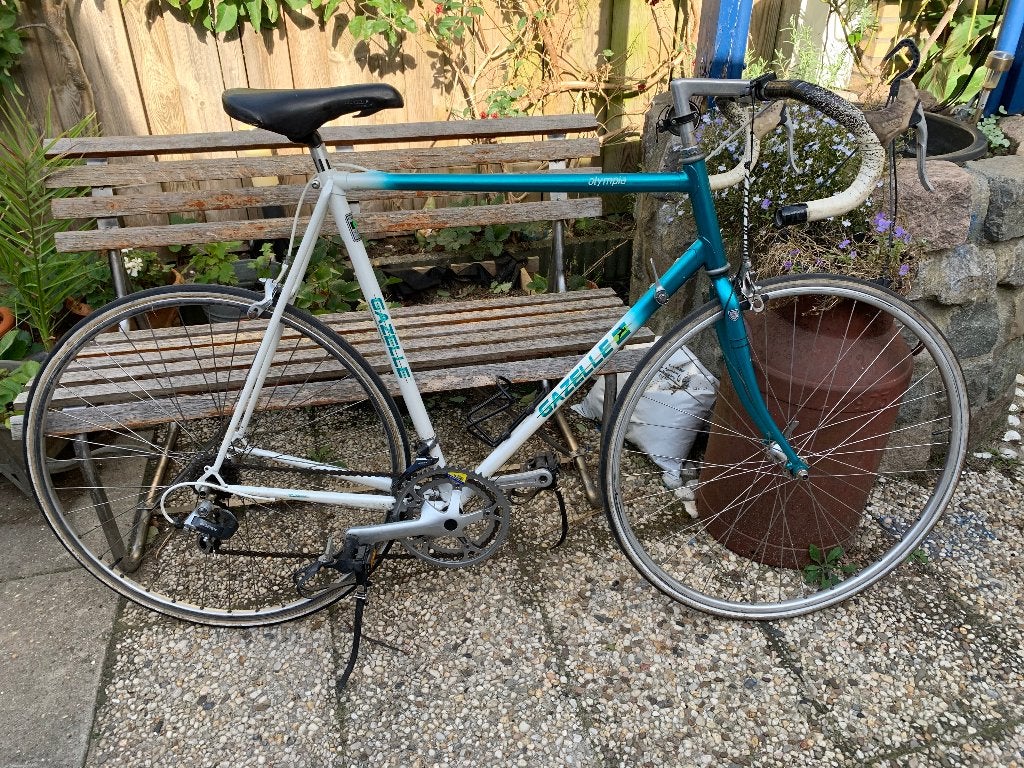 fiets, Ophalen, Velgrem, Versnellingen, Gazelle