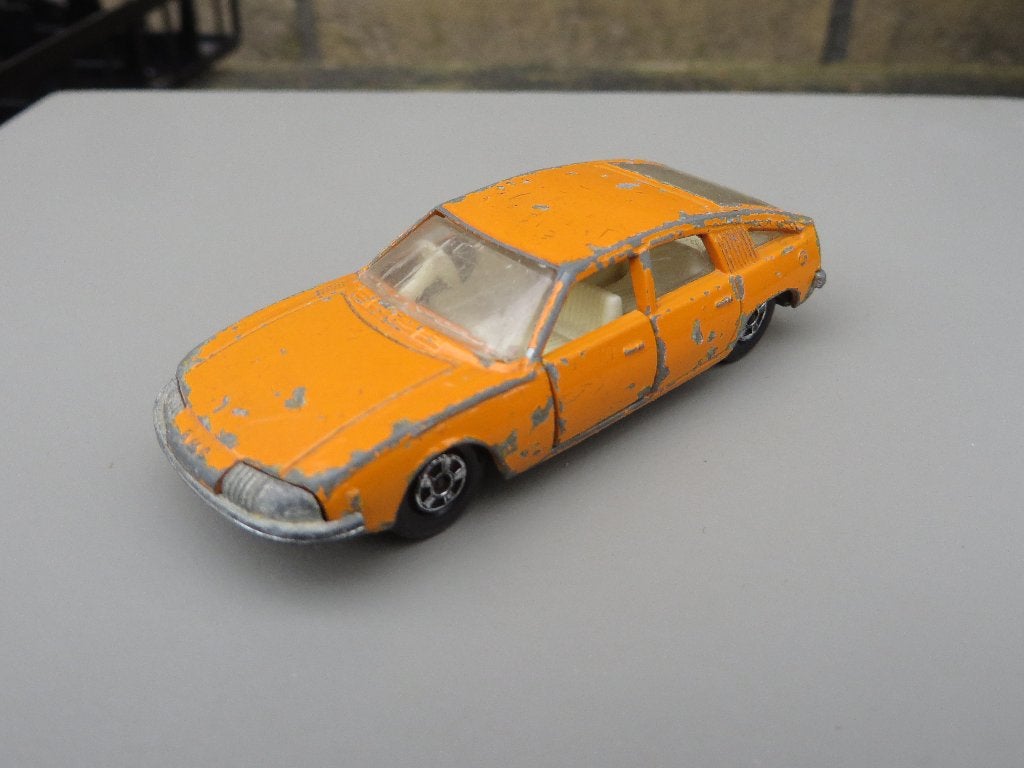 Matchbox BMC 1800 Pininfarina oranje, Ophalen of Verzenden, Gebruikt