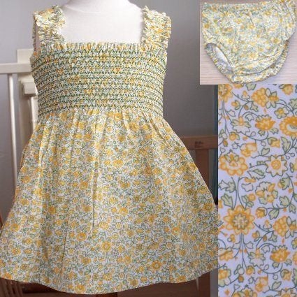 Geel gebloemd Gymboree jurkje + broekje maat 62 *NIEUW* a, Kinderen en Baby's, Babykleding | Maat 62, Meisje, Nieuw, Ophalen of Verzenden