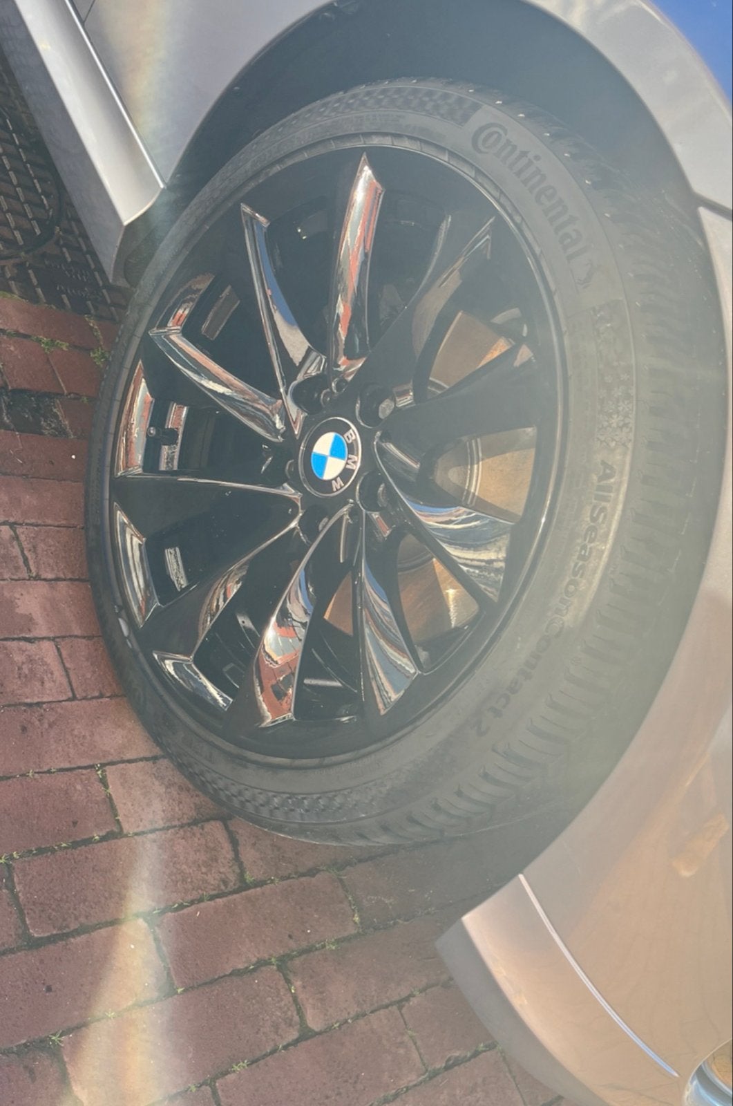 BMW Style 415 18” velgen/Continental AllSeason2 NIEUWSTAAT, 18 inch, Gebruikt, Banden en Velgen, Ophalen of Verzenden