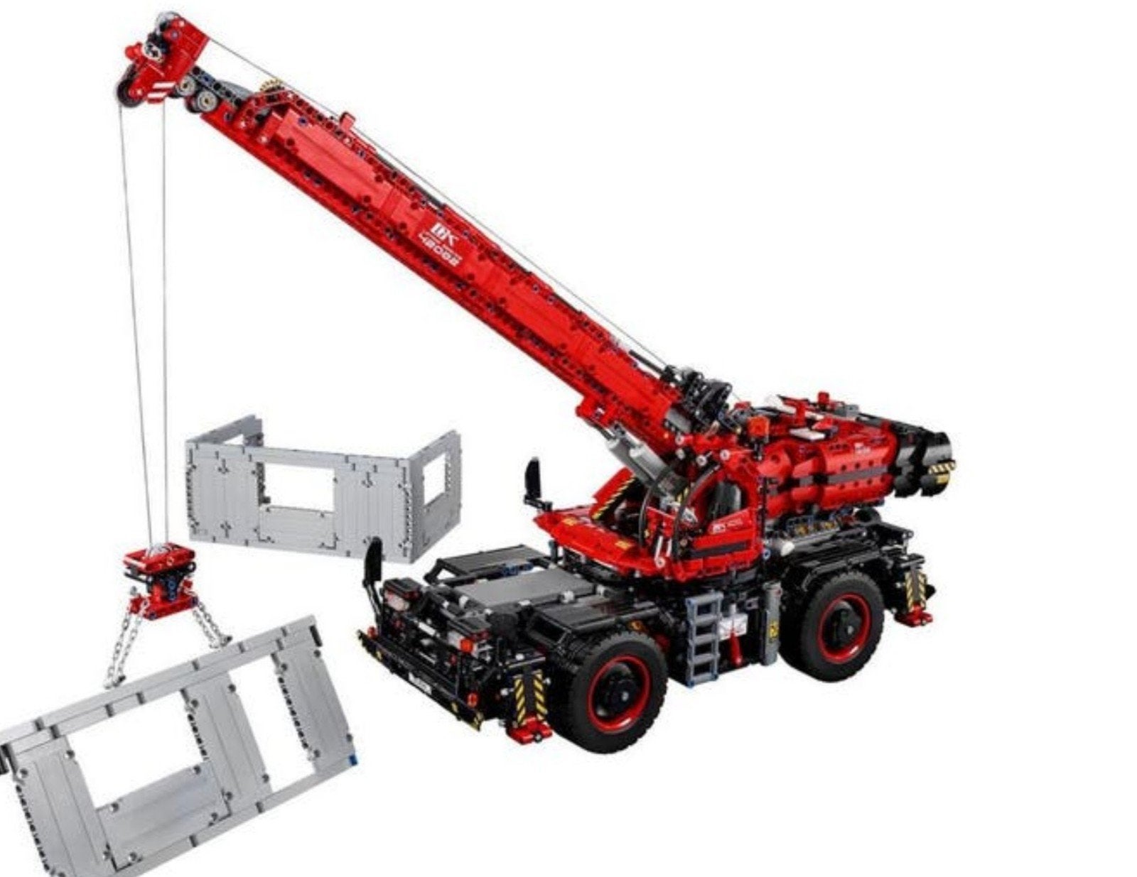 Lego Technic 42082 Kraan voor alle terreinen, Ophalen, Zo goed als nieuw