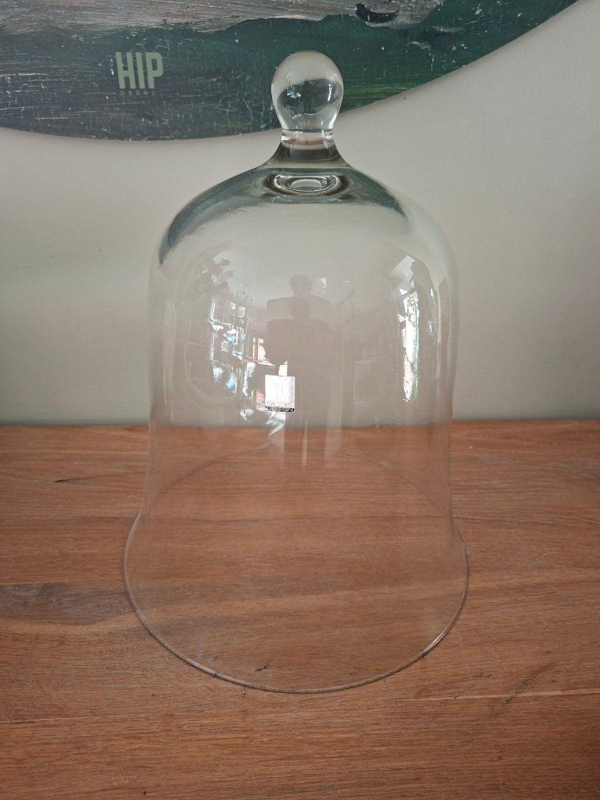 Glazen stolp - 32 cm hoog, 26 cm doorsnee, Ophalen of Verzenden