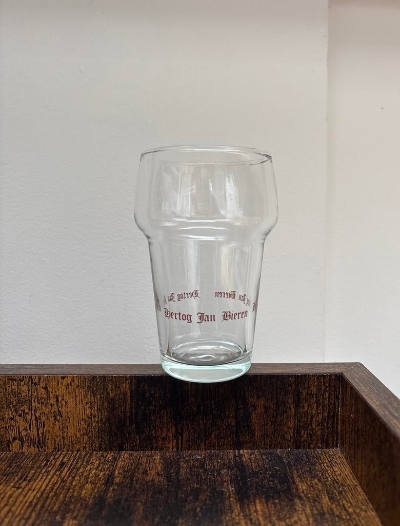 Hertog Jan bierglaasje, Ophalen of Verzenden, Zo goed als nieuw, Glas of Glazen, Hertog Jan