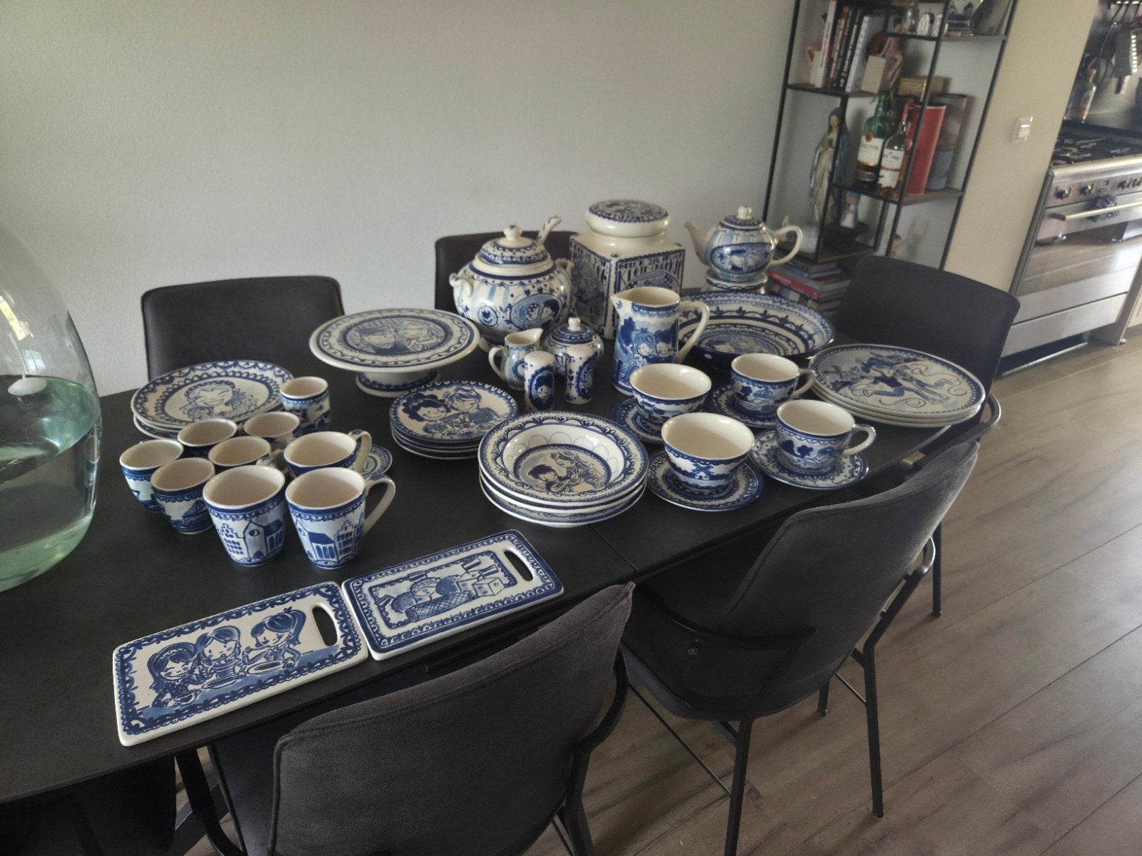 Delfts Blond Amsterdam Servies Delfts blauw, Ophalen