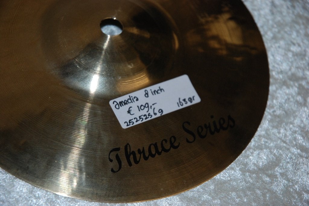 NIEUW!  Amedia Thrace serie splash bekken nieuw 163gr 8 inch, Muziek en Instrumenten, ., Drums of Percussie, Nieuw, Ophalen of Verzenden