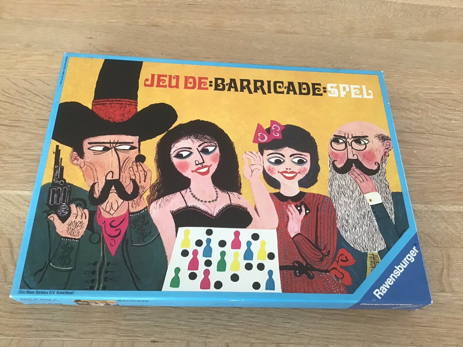 Jeu de barricade spel, Hobby en Vrije tijd, Gezelschapsspellen | Bordspellen, Ophalen of Verzenden, Zo goed als nieuw