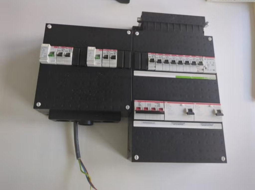 ABB HAF Hafonorm 3-fase groepenkast 40A 12 groepen, Doe-het-zelf en Verbouw, Elektra en Kabels, Ophalen, Zo goed als nieuw, Overige typen