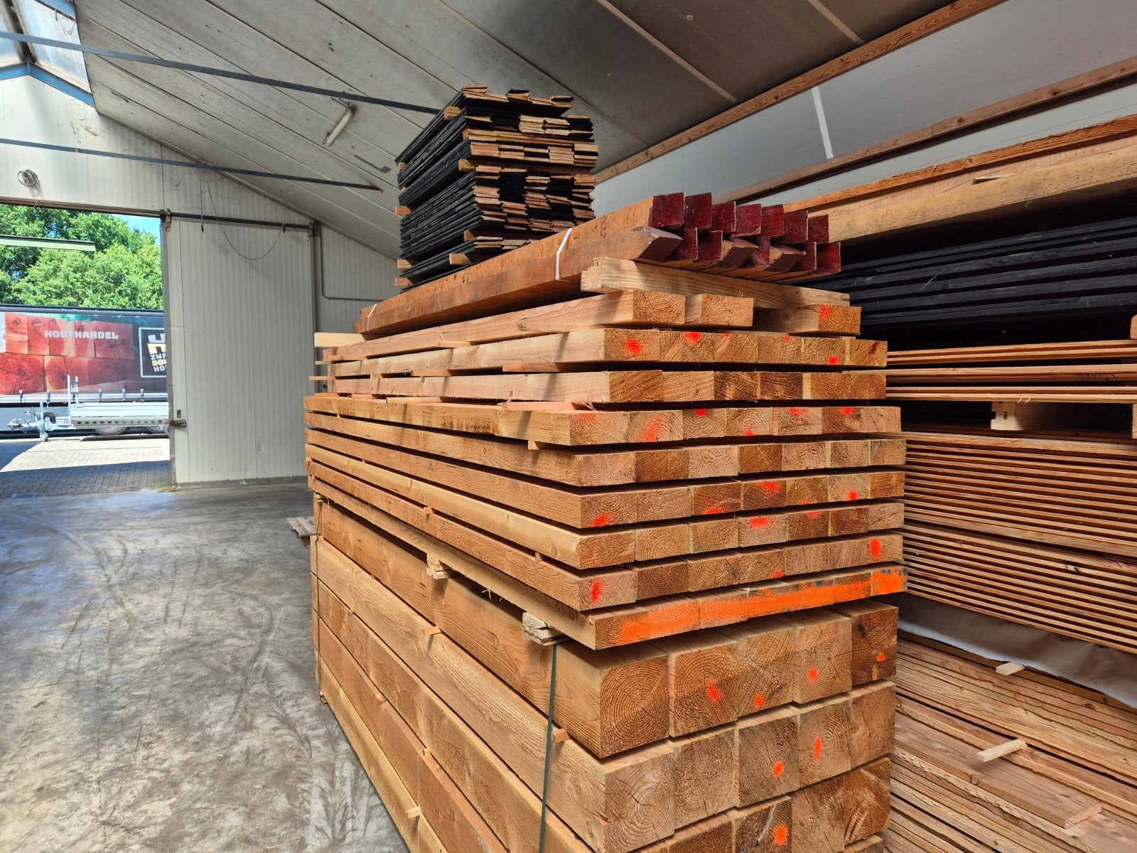 Te koop balken 7x15cm €5,25 per mtr, Tuin en Terras, Palen, Balken en Planken, Ophalen, Nieuw, 250 cm of meer, Balken