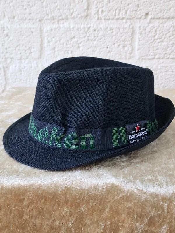 Heineken hoed fedora zwart festival, Kleding | Heren, Hoeden en Petten, Ophalen of Verzenden, Zo goed als nieuw