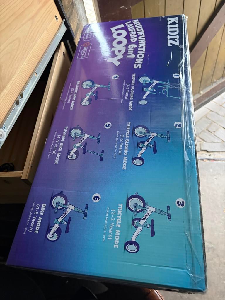 KIDIZ Loopy 6-in-1 (neu) Multifunctionele Loopfiets Nieuw, Ophalen of Verzenden, Nieuw, Loopfiets