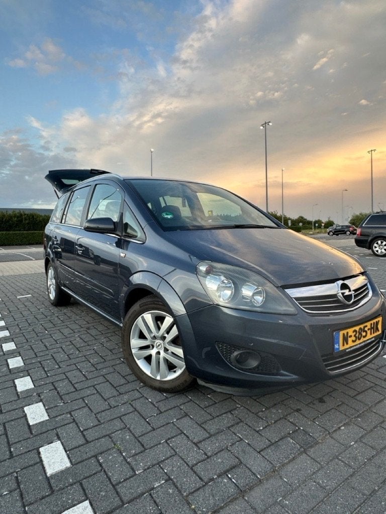 Opel Zafira 1.8 2009 Blauw, Voorwielaandrijving, Zwart, 4 cilinders, Blauw