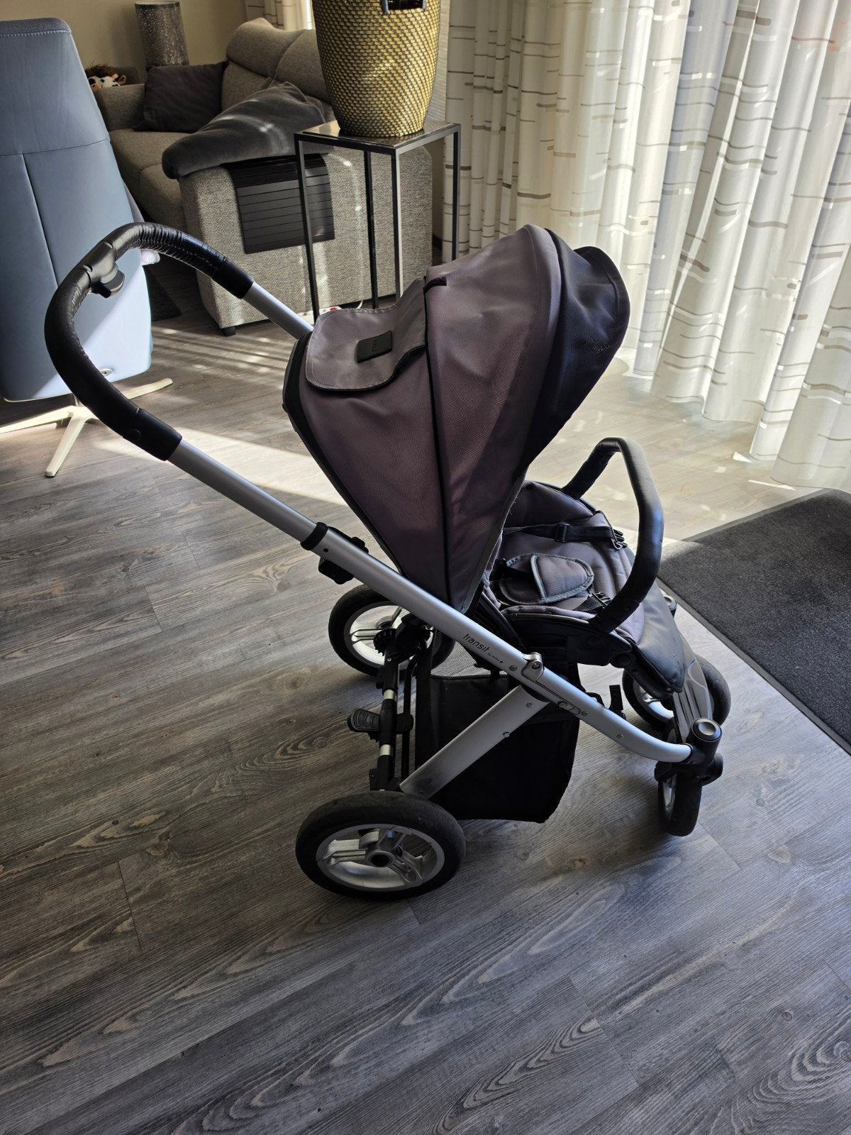 Transit by mutsy kinderwagen/wandelwagen, Gebruikt, Mutsy, Verstelbare duwstang, Ophalen