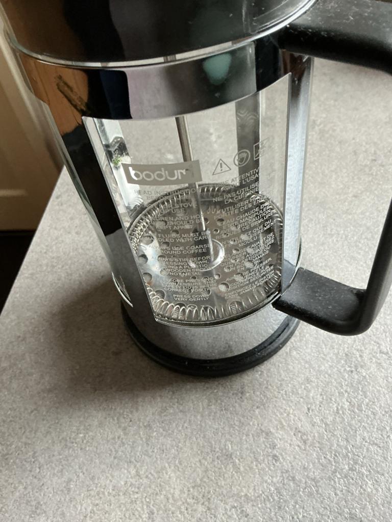 Bodum French Press Koffiezetapparaat - Zo goed als nieuw, Ophalen, Koffiemachine, Gemalen koffie, Zo goed als nieuw