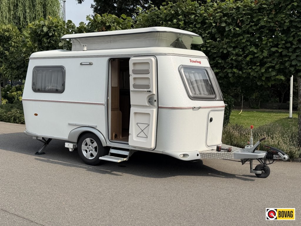Eriba Touring Triton 418 Mover,Fortex voortent,Fietsendrager, Standaardzit, Bedrijf, 4 tot 5 meter, Eriba