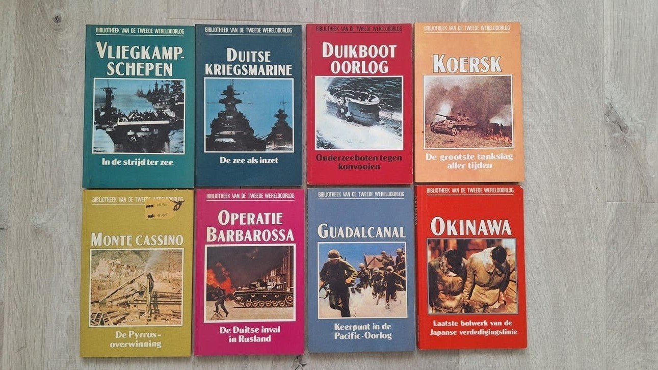 Bibliotheek van de Tweede Wereldoorlog - 8 boeken, Diverse auteurs, Ophalen of Verzenden, Overige onderwerpen, Tweede Wereldoorlog