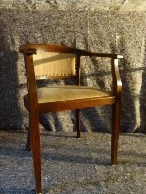 art deco eiken stoel Stoelcker 20er jaren Bauhaus, Ophalen