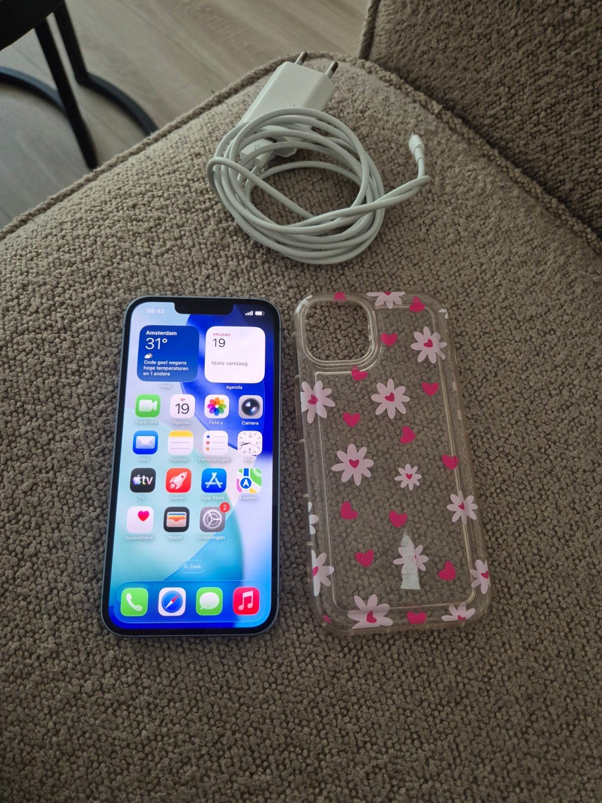 Iphone 14 128gb, 128 GB, Zwart, Ophalen of Verzenden, Zo goed als nieuw