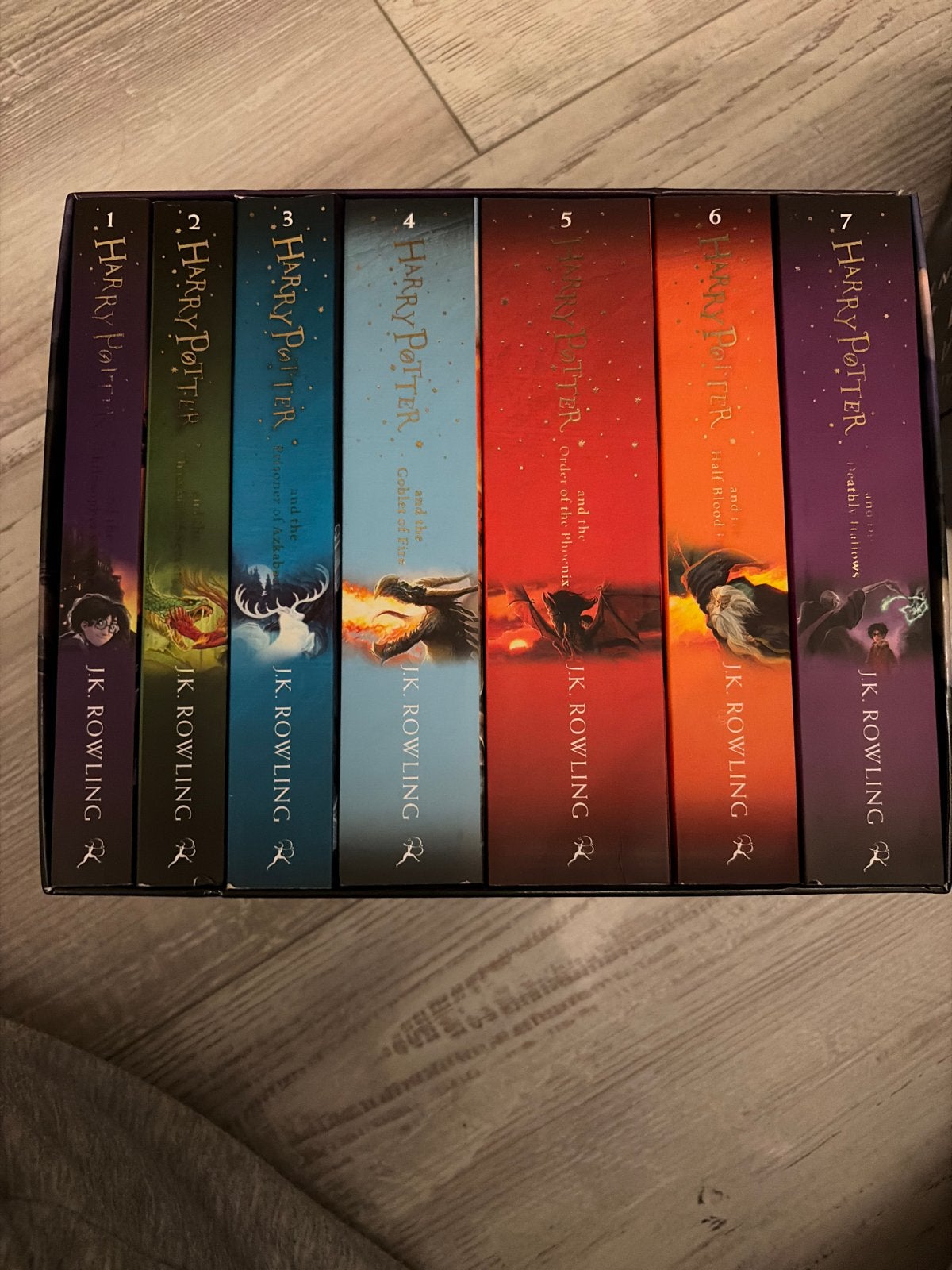 Harry Potter complete boxset - 7 boeken J.K. Rowling, Ophalen, Zo goed als nieuw