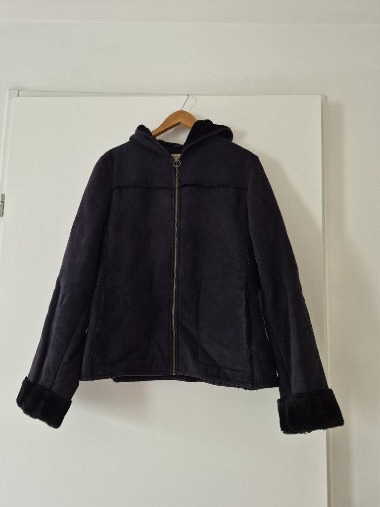 Dikke Jas Miss Etam maat XL dames - zwart, Zwart, Maat 46/48 (XL) of groter, Ophalen of Verzenden, Zo goed als nieuw