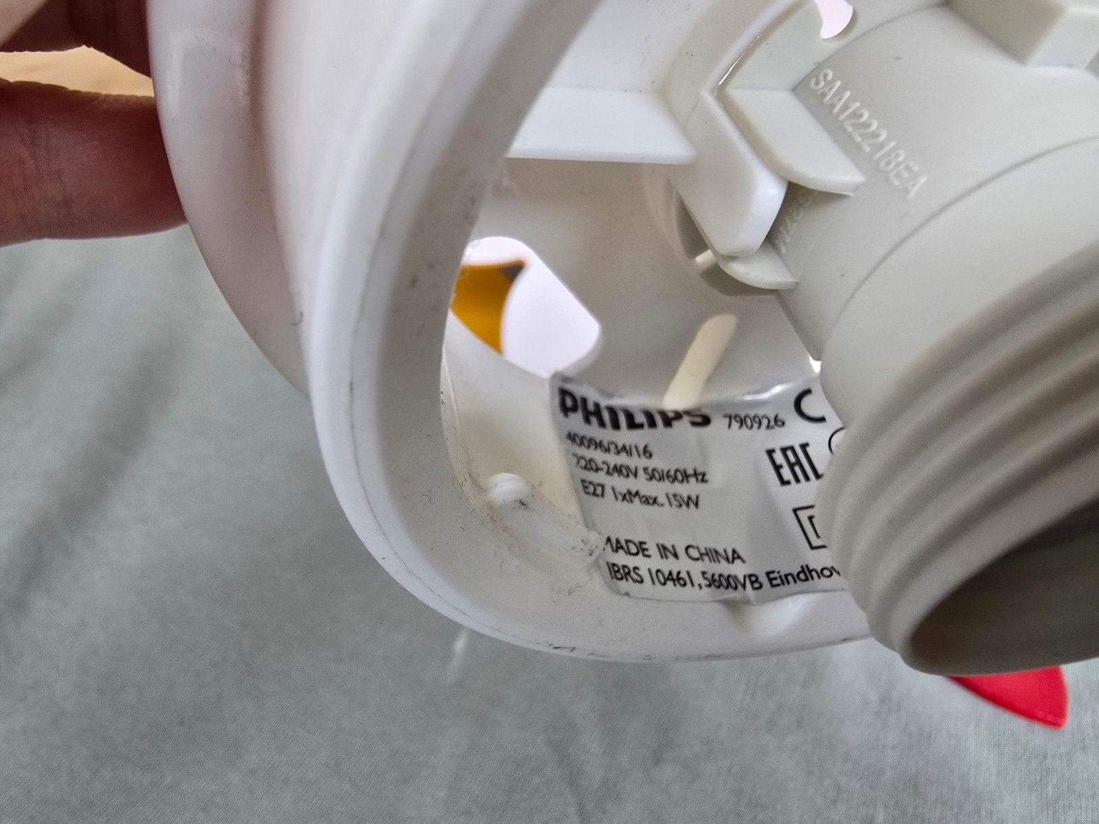 Philips Kinderlamp Vlinder Plafondlamp - Geel/Rood/Oranje, Ophalen, Overige stijlen, Gebruikt, Philips