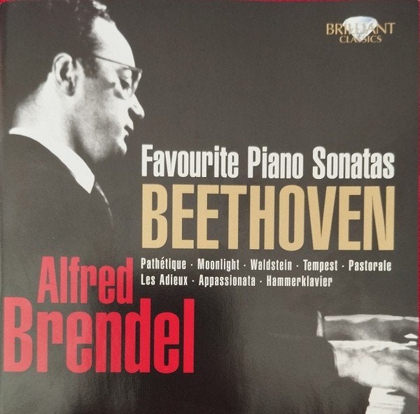3- Cd Beethoven: Favourite Piano Sonatas - Alfred Brendel, Ophalen of Verzenden, Classicisme, Nieuw in verpakking, Kamermuziek