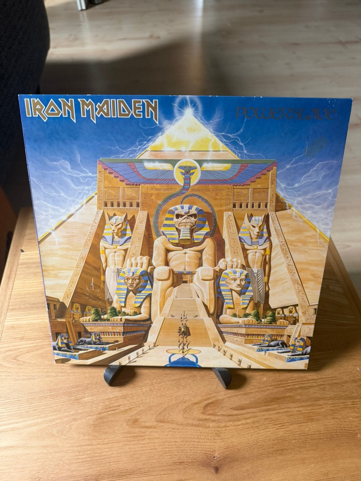 Iron Maiden Powerslave LP 1984 EMI 1C 064 2402001, Ophalen of Verzenden, Zo goed als nieuw