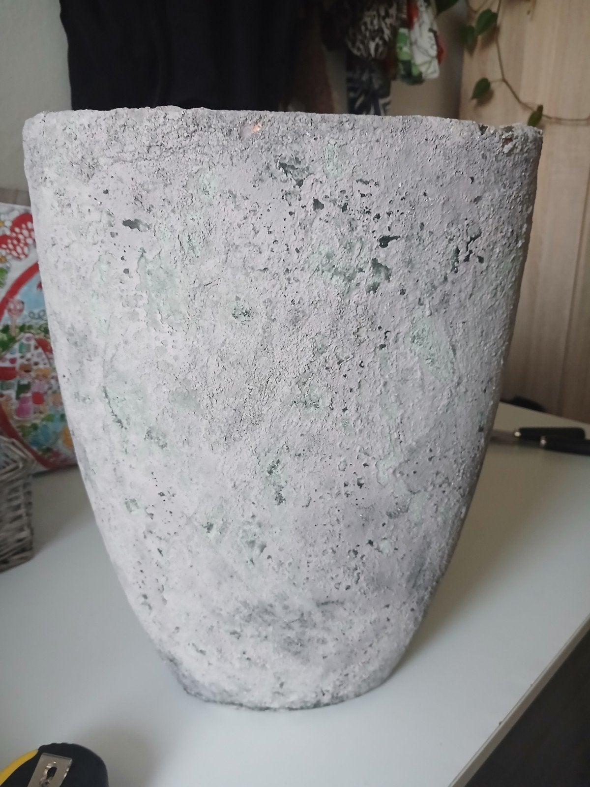 Aardewerk sierpot bloempot planten pot ovaal, Tuin en Terras, Ophalen, Zo goed als nieuw, Aardewerk, Minder dan 40 cm