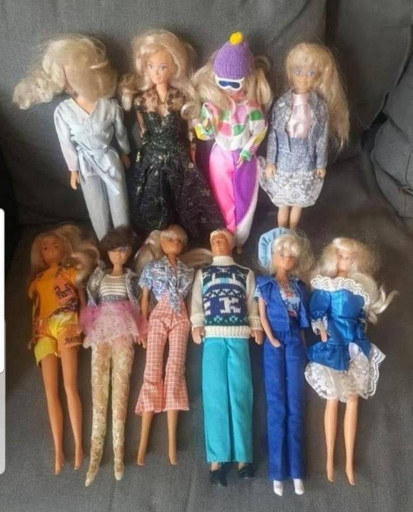 10 leuke barbies, Ophalen of Verzenden, Gebruikt, Barbie
