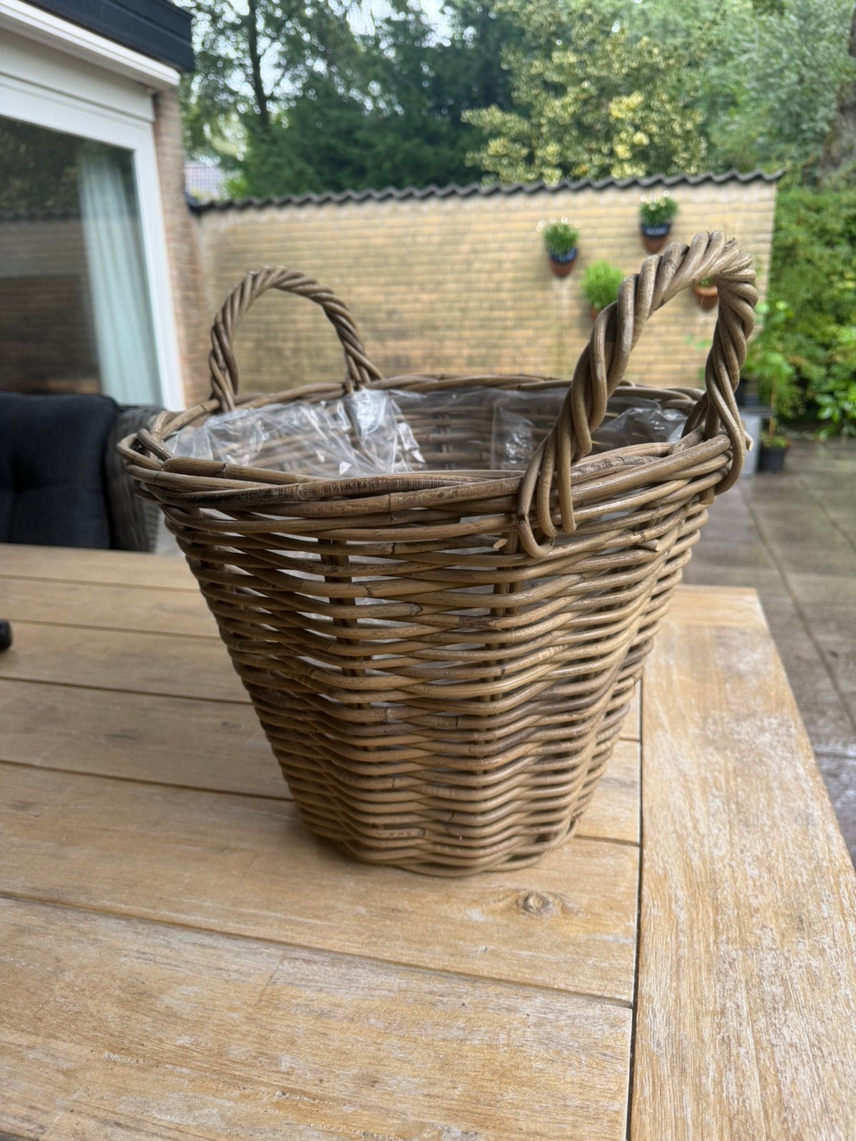 Plantenmand circa 30-35cm Ø, Ophalen, Minder dan 60 cm, Rond, Nieuw