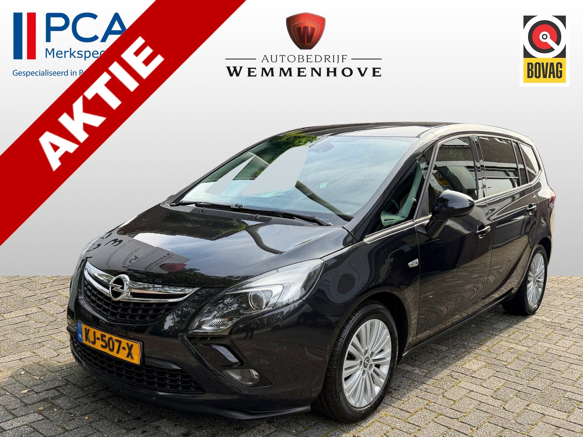 Opel Zafira Tourer 1.4 Edition 7p. (bj 2016), Stof, Gebruikt, Euro 6, 7 stoelen