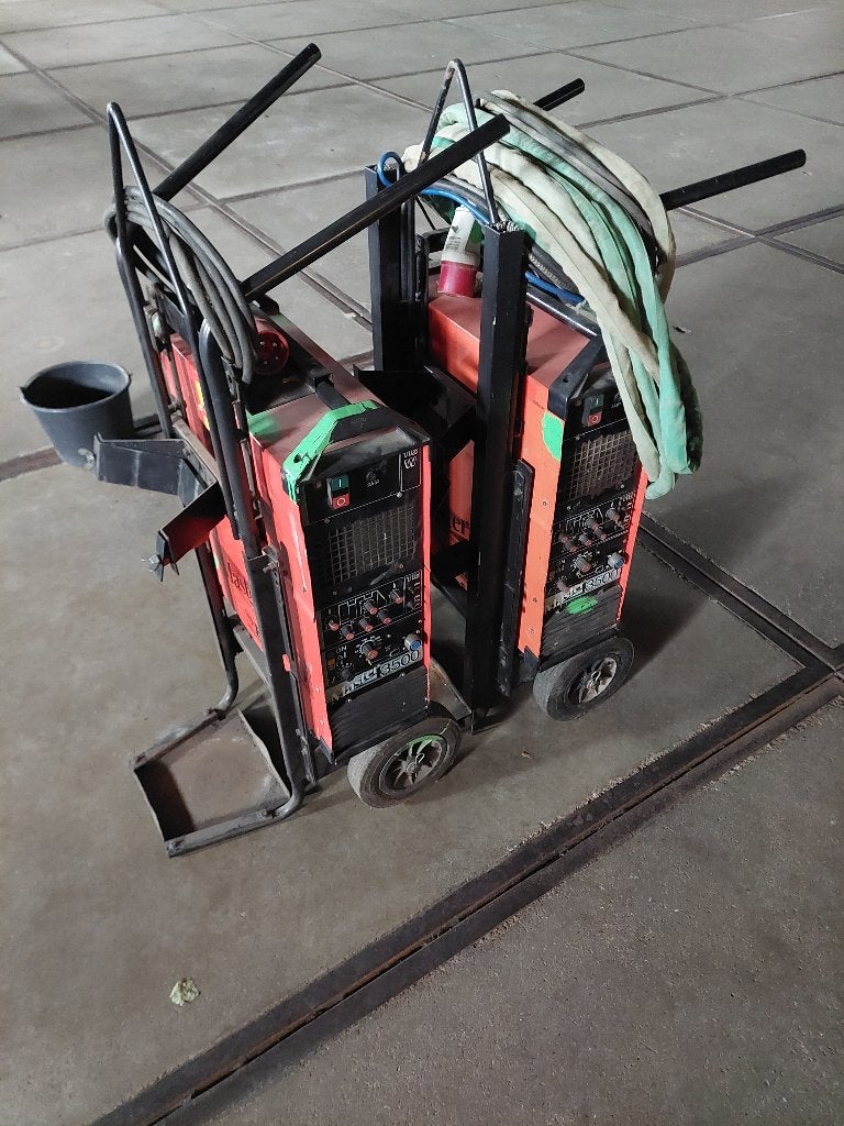 Lastoestel 2 kempi master tig 3500 met waterkoeling, Doe-het-zelf en Verbouw, Gereedschap | Lasapparaten, Ophalen, Gebruikt, 250 ampère of meer