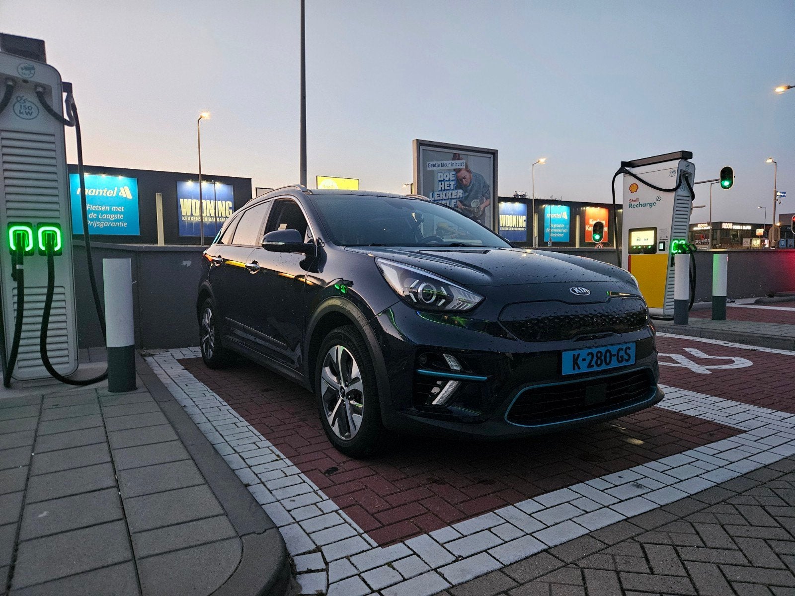 Kia Niro Elektrisch 204pk Kmstand 116xxx NAP, 1712 kg, Blauw, Origineel Nederlands, Elektrisch