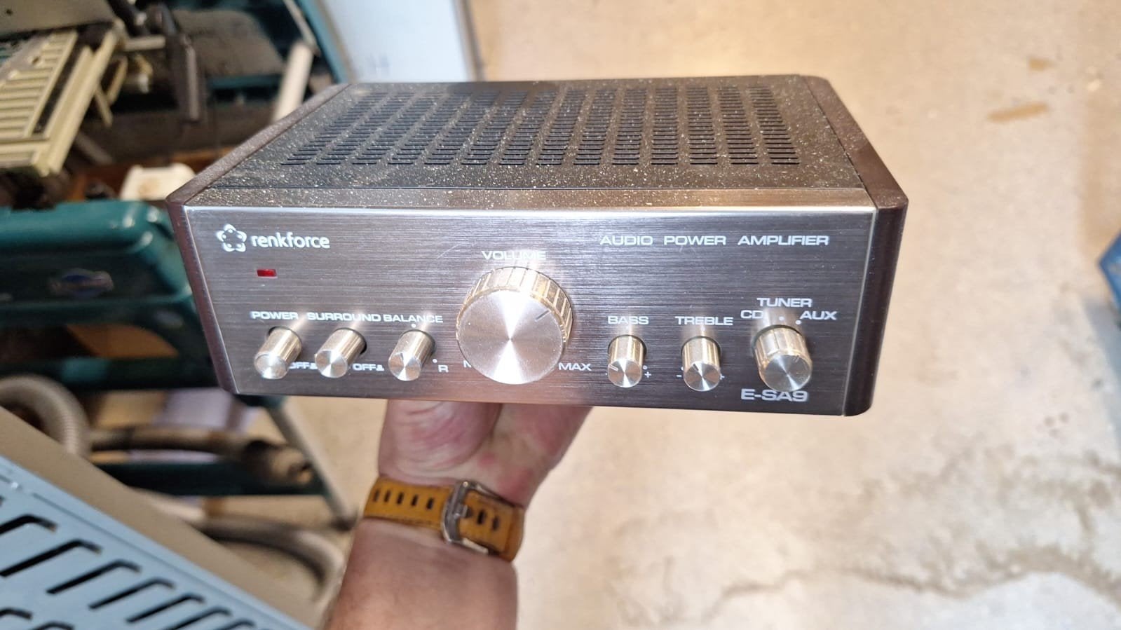 20 st. Renkforce E-SA9 Audio - Compacte Versterker, Ophalen of Verzenden, Gebruikt, Minder dan 60 watt, Overige merken