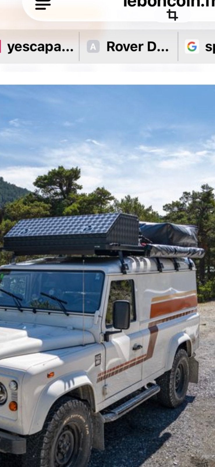 Frontrunner Slimline roofrack Landrover Defender compleet, Auto diversen, Dakdragers, Ophalen of Verzenden, Zo goed als nieuw