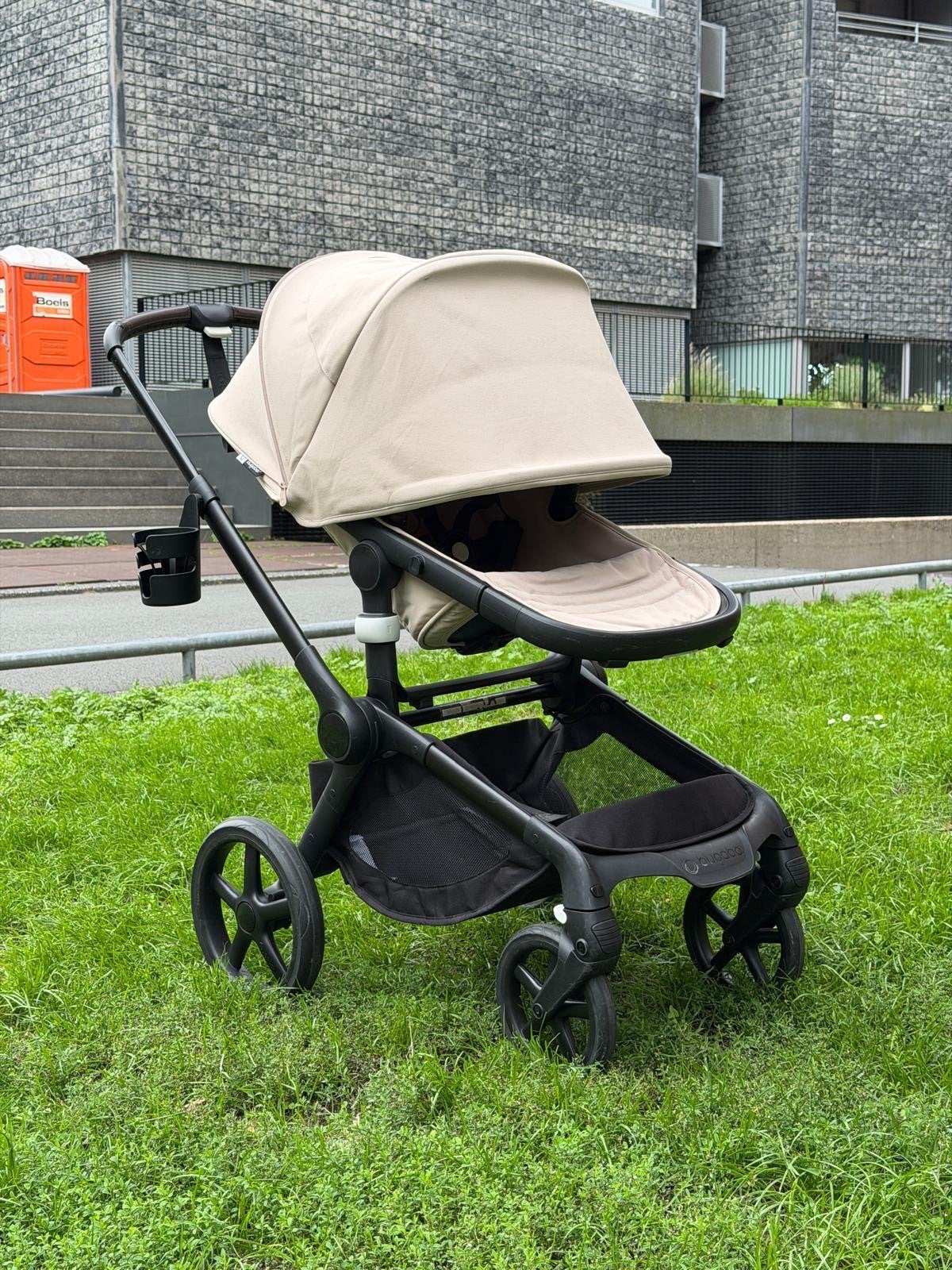 Complete Bugaboo Fox 5 set (wieg en stoel) + accessoires, Bugaboo, Ophalen of Verzenden, Zo goed als nieuw, Combiwagen