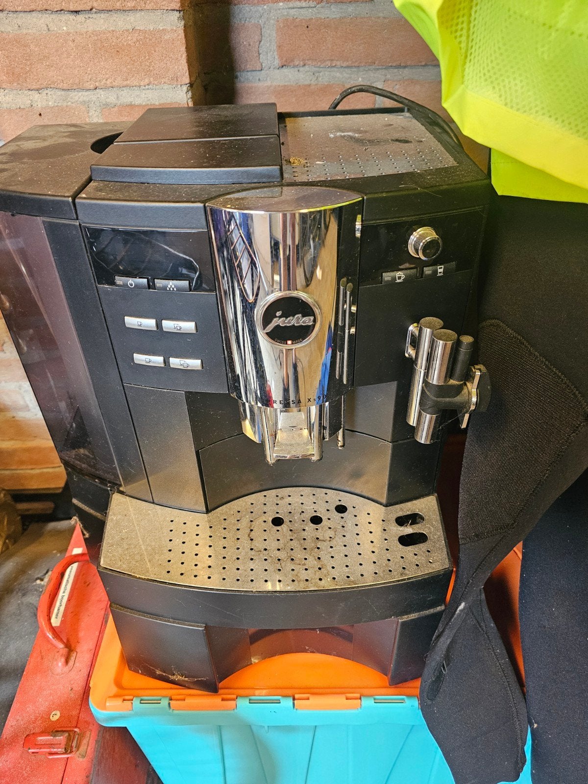 Jura Impressa XS90 One Touch Koffiemachine, Ophalen, Gebruikt, 10 kopjes of meer, Koffiemachine